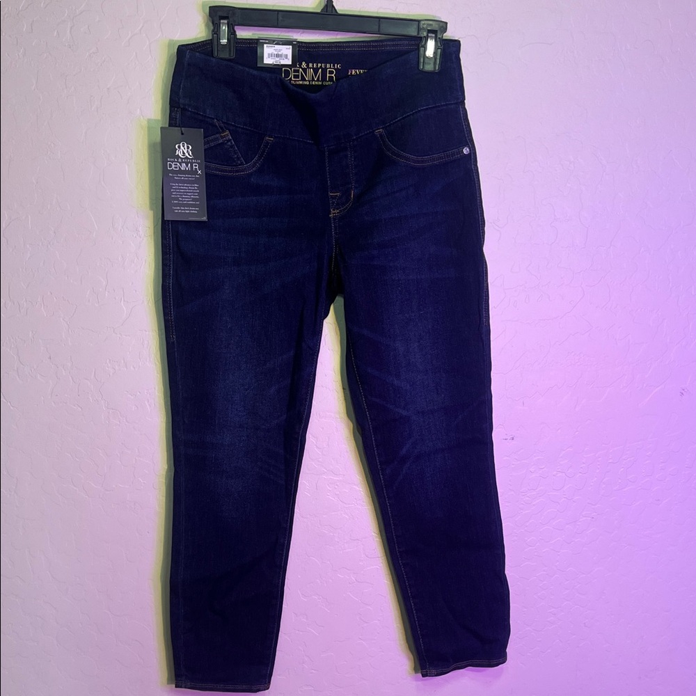 Rock & Republic Deep Indigo Ankle Jeans